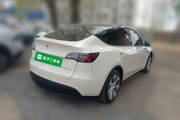 Used Tesla Model Y 2022 Revised Version Rear-Wheel Drive Rear Right 45 Deg