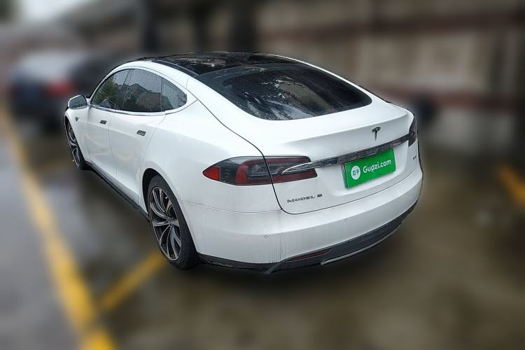 Used Tesla Model S 2014 S P85 Rear Left 45 Deg