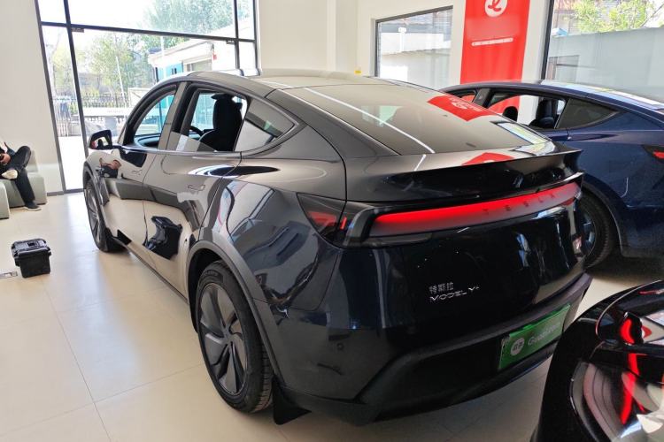 Used Tesla Model Y 2025 Long-Range All-Wheel Drive First Edition Rear Left 45 Deg