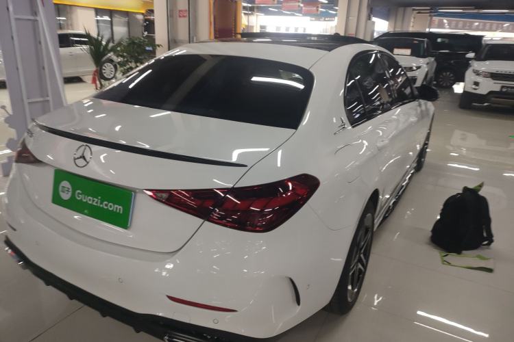 Used Mercedes-Benz C-Class 2023 Restyled C 260 L Night Edition Sports Version Rear Right 45 Deg