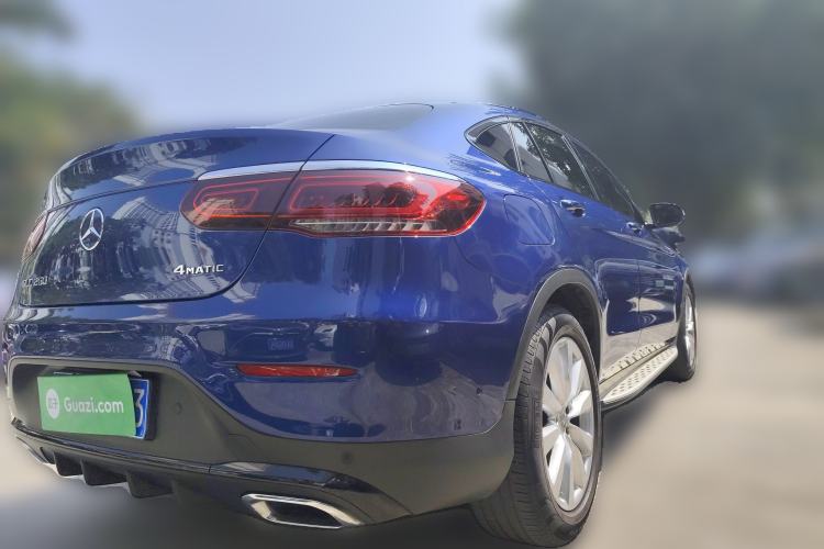 Used Mercedes-Benz GLC Coupe 2020 GLC 260 4MATIC Coupe SUV Rear Right 45 Deg