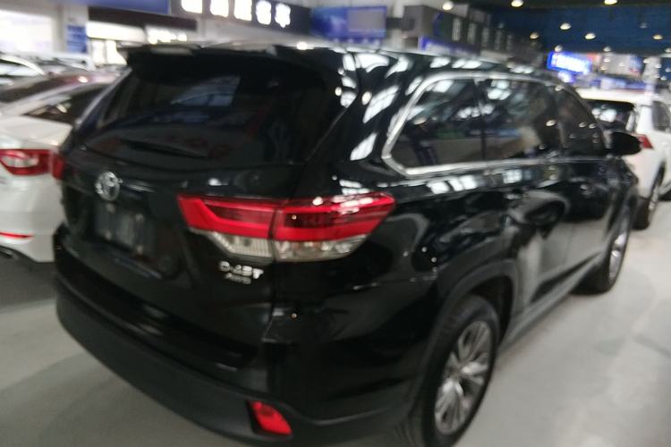 Used Toyota Highlander 2021 2.0T Four-Wheel Drive Elite Edition 7-Seater Rear Right 45 Deg