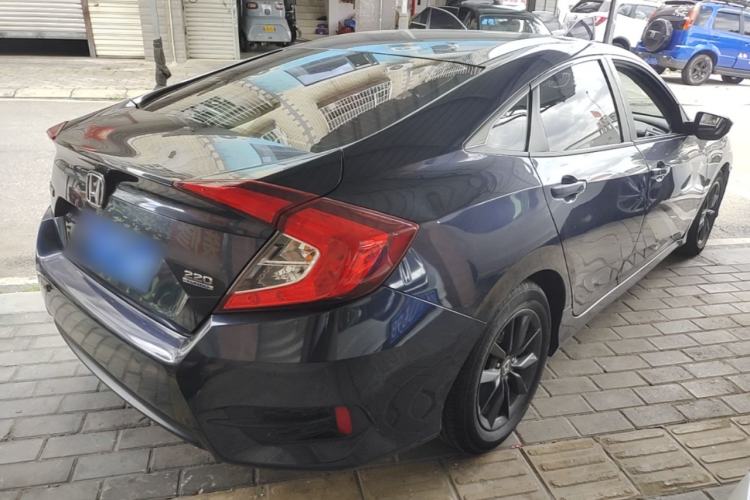 Used Honda Civic 2019 220TURBO CVT Dynamic Edition China VI Rear Right 45 Deg