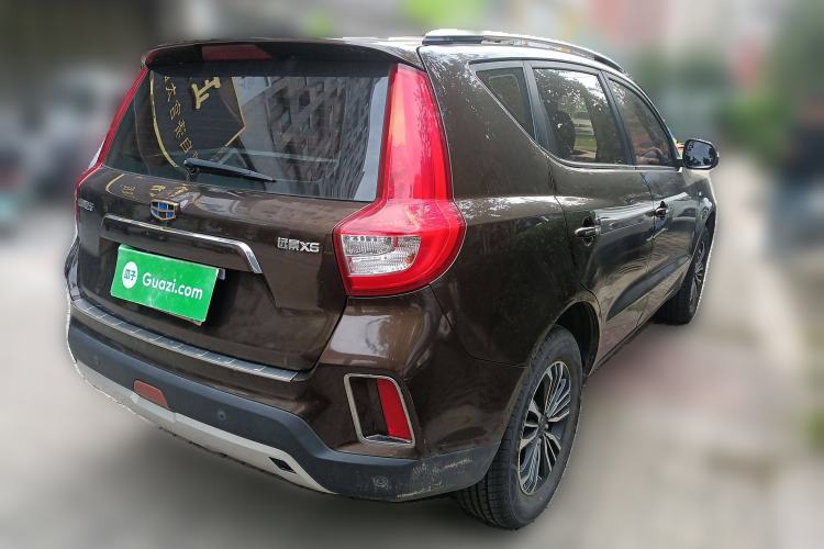 Used Geely Auto Vision X6 2016 1.3T CVT Flagship Model Rear Right 45 Deg