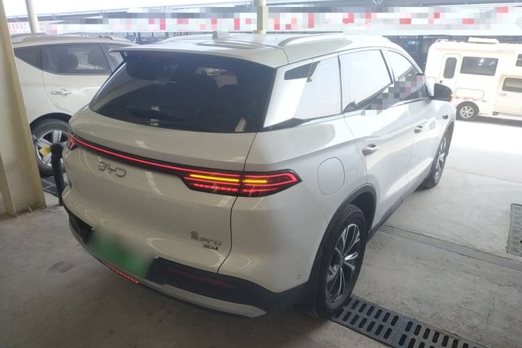 Used BYD Song Pro New Energy 2025 2nd Generation Intelligent Driving Version DM-i 75KM Leading Edition Rear Right 45 Deg