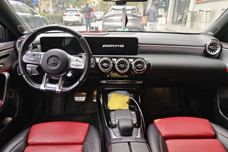 Used Mercedes-Benz A AMG 2021 AMG A 35 L 4MATIC Midnight Special Edition Center Console