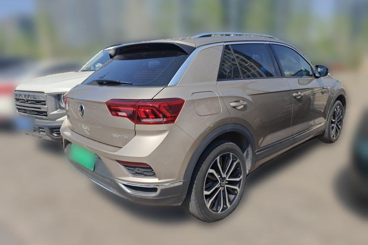 Used Volkswagen T-ROC 2021 280TSI DSG Two-Wheel Drive Comfort Connect Edition Rear Right 45 Deg