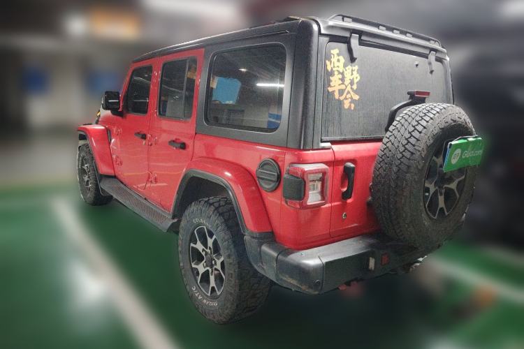 Used Jeep Wrangler 2018 2.0T Sahara Four-Door Edition Rear Left 45 Deg