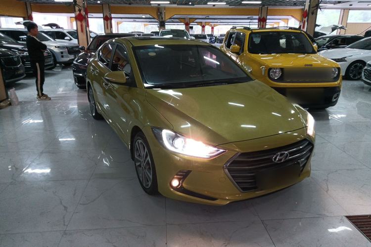 Used Hyundai Elantra (6th Generation / Lingdong) 2016 1.6L Automatic ZhiXuan – Elite Version Front Right 45 Deg