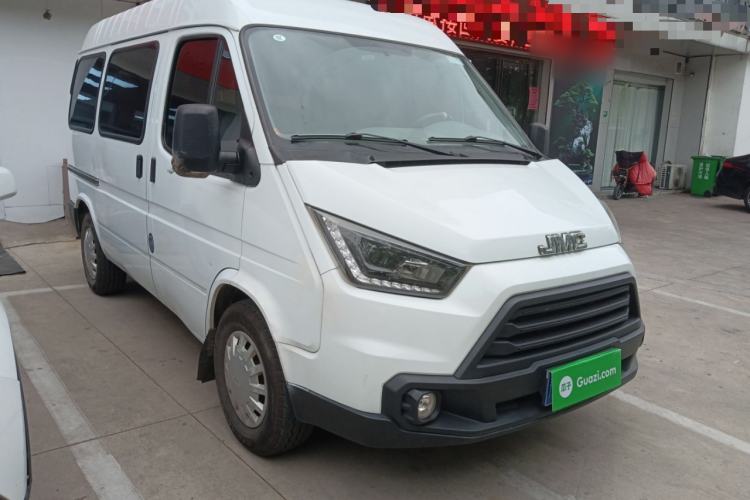 Used JMC Transit 2017 2.8T Commercial Version Short Wheelbase Mid-Roof 6/7/8-Seater JX493 Front Right 45 Deg