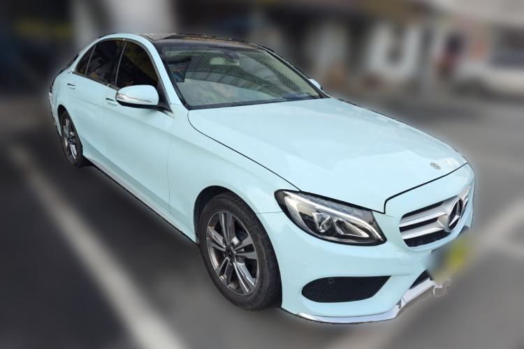 Used Mercedes-Benz C-Class 2017 Facelift C 200 L Sport Edition Front Right 45 Deg