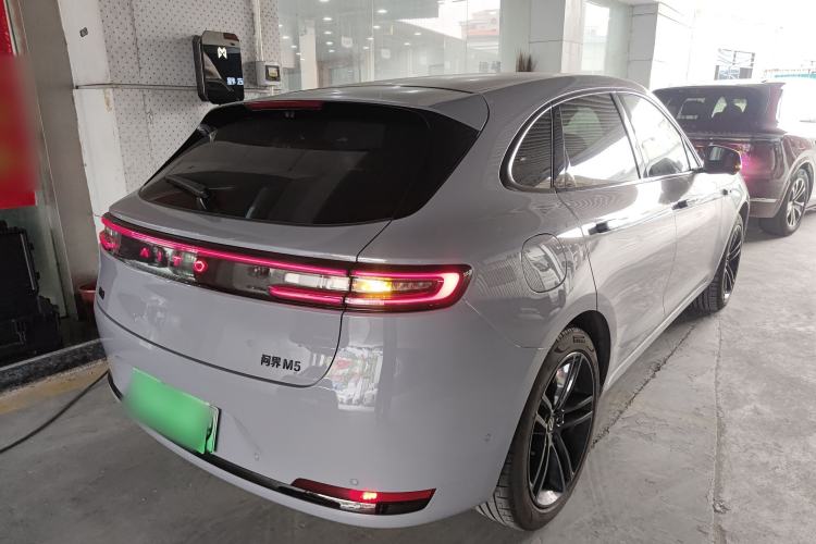 Used Hima AITO M5 2025 Extended-Range Ultra All-Wheel-Drive Version Rear Right 45 Deg