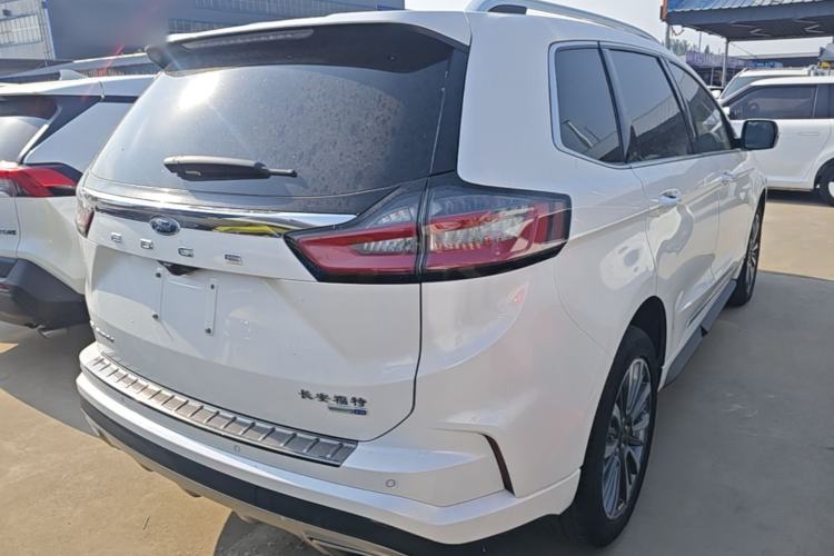 Used Ford Edge 2021 PLUS EcoBoost 245 Two-Wheel-Drive Titanium 7-Seater Rear Right 45 Deg