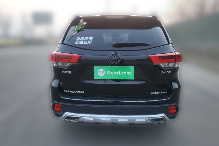 Used Toyota Highlander 2018 2.0T Four-Wheel Drive Luxury Version 7 Seats China VI Standard Rear