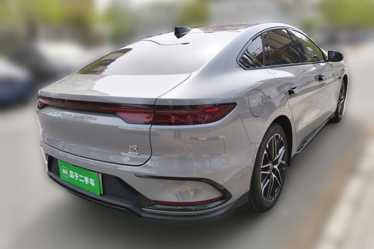 Used BYD Han 2025 EV Intelligent Driving Edition 605KM Prestige Model Rear Right 45 Deg