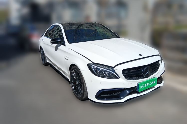 Used Mercedes-Benz C-Class AMG 2015 AMG C 63 S Front Right 45 Deg