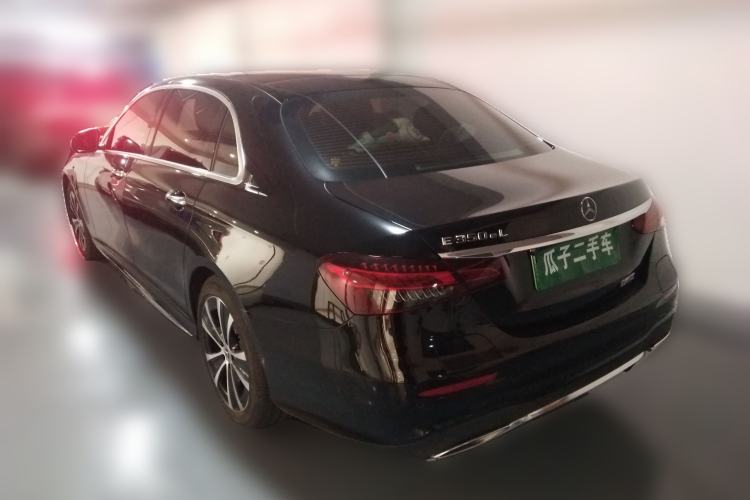 Used Mercedes-Benz E-Class New Energy 2023 E 350 e L Plug-in Hybrid Sports Sedan Rear Left 45 Deg
