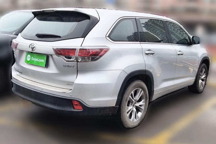 Used Toyota Highlander 2015 2.0T Four-Wheel Drive Elite Edition 7-Seater Rear Right 45 Deg