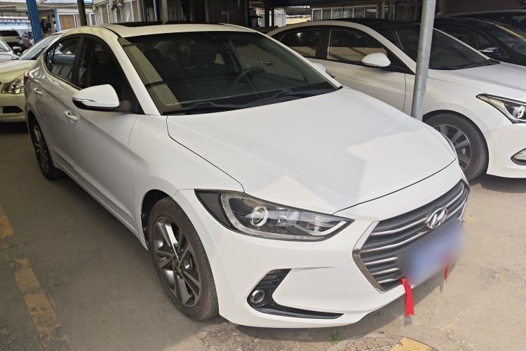 Used Hyundai Elantra (6th Generation / Lingdong) 2016 1.6L Automatic ZhiXuan – Elite Version Front Right 45 Deg