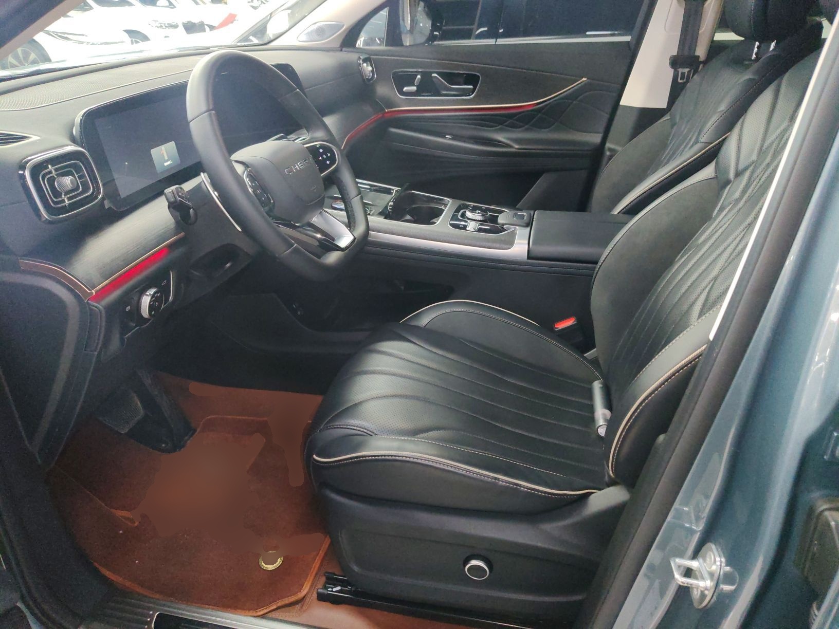 Переднее сиденье в автомобиле