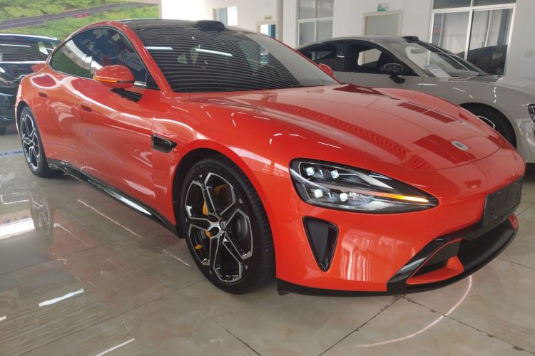 Used Xiaomi Auto SU7 2024 Four-Wheel Drive Ultra-Long Range Advanced Intelligent Driving Max Edition Front Right 45 Deg
