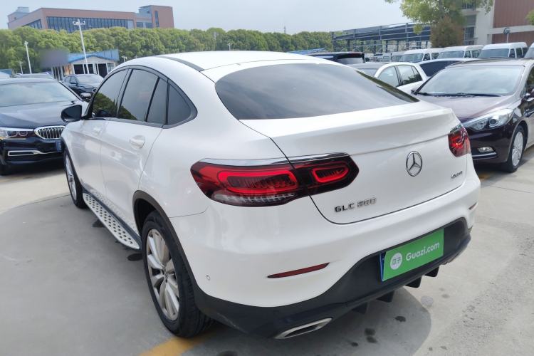 Used Mercedes-Benz GLC Coupe 2020 GLC 260 4MATIC Coupe SUV Rear Left 45 Deg
