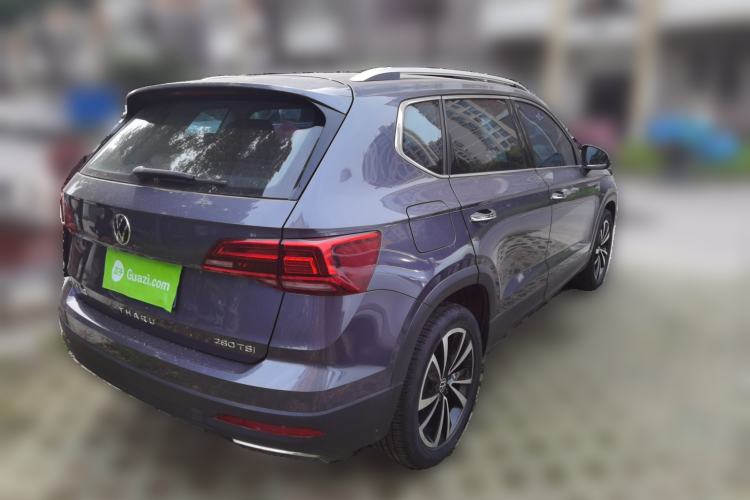 Used Volkswagen Tharu 2021 280TSI Two-Wheel-Drive Luxury Edition Rear Right 45 Deg