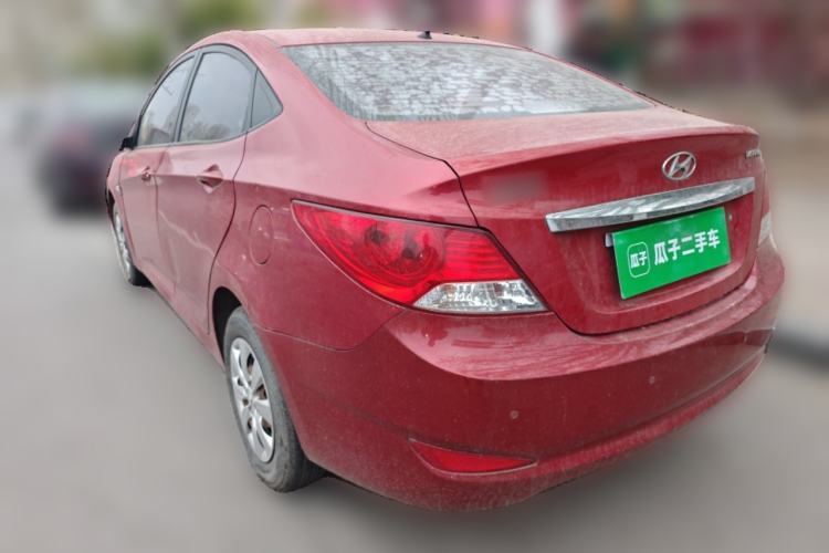 Used Hyundai Verna (older generation) 2010 Sedan 1.4L Manual Comfort GS Rear Left 45 Deg