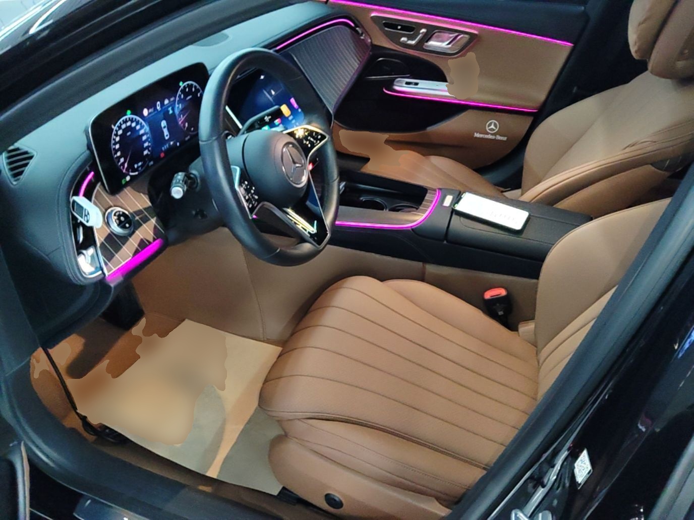 Vordere Reihe im Auto