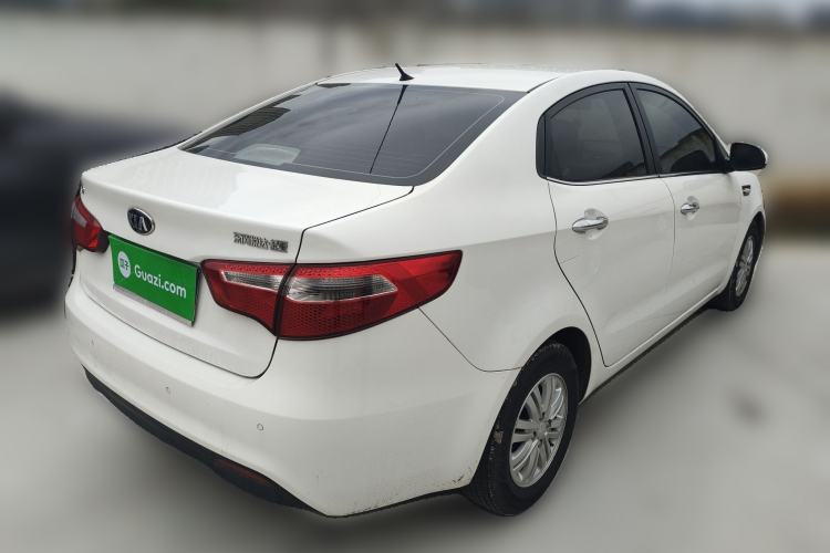 Used Kia K2 2012 Sedan 1.4L Automatic GLS Commemorative Edition Rear Right 45 Deg