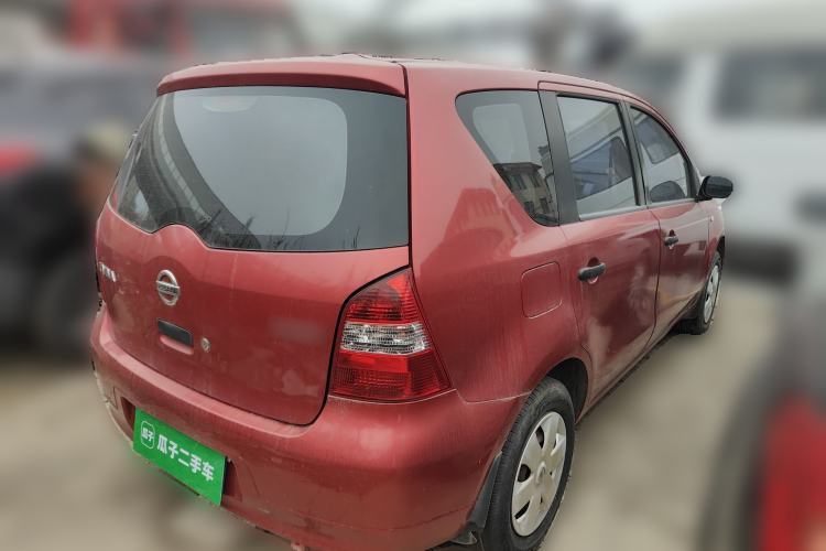 Used Nissan Livina 2010 Jingyue Edition 1.6L Automatic All-in-One Model Rear Right 45 Deg