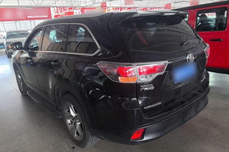 Used Toyota Highlander 2015 2.0T Four-Wheel Drive Luxury Edition 7-Seater Rear Left 45 Deg