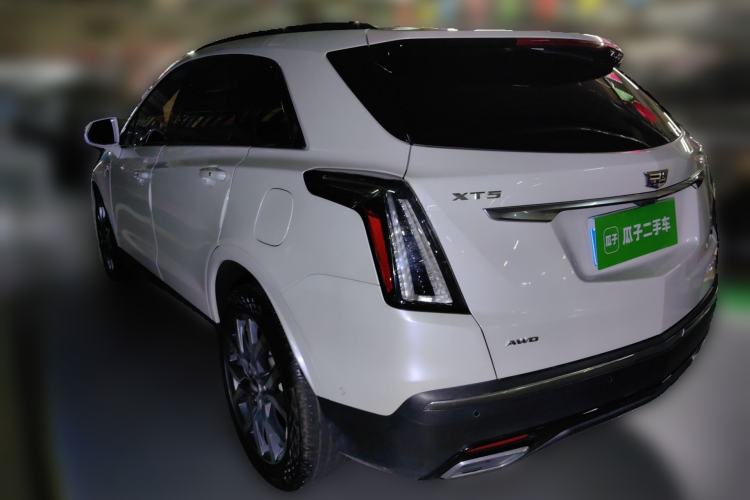 Used Cadillac XT5 2021 2.0T Four-Wheel-Drive Platinum Edition Rear Left 45 Deg