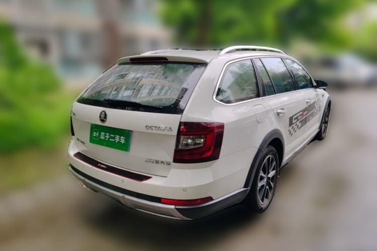 Used Skoda Octavia 2018 Station Wagon TSI230 DSG Luxury Edition Rear Right 45 Deg