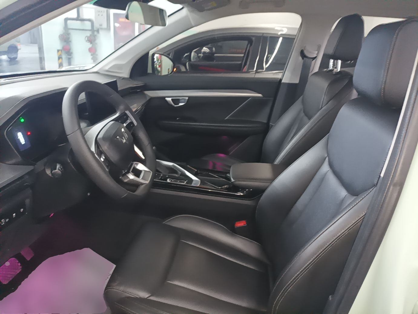 A primeira fila do carro