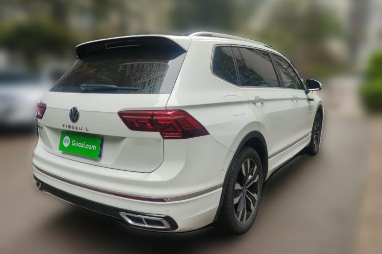 Used Volkswagen Tiguan L 2022 330TSI Automatic Two-Wheel Drive R-Line Enhanced Edition Rear Right 45 Deg