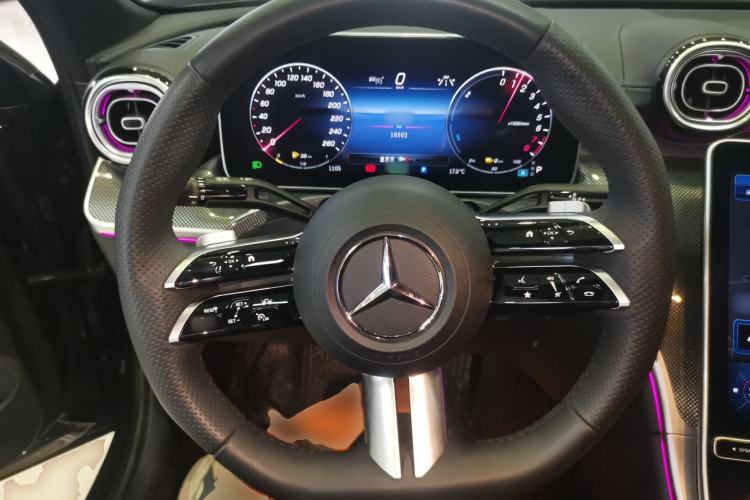 Used Mercedes-Benz C-Class New Energy 2023 C 350 eL Steering Wheel