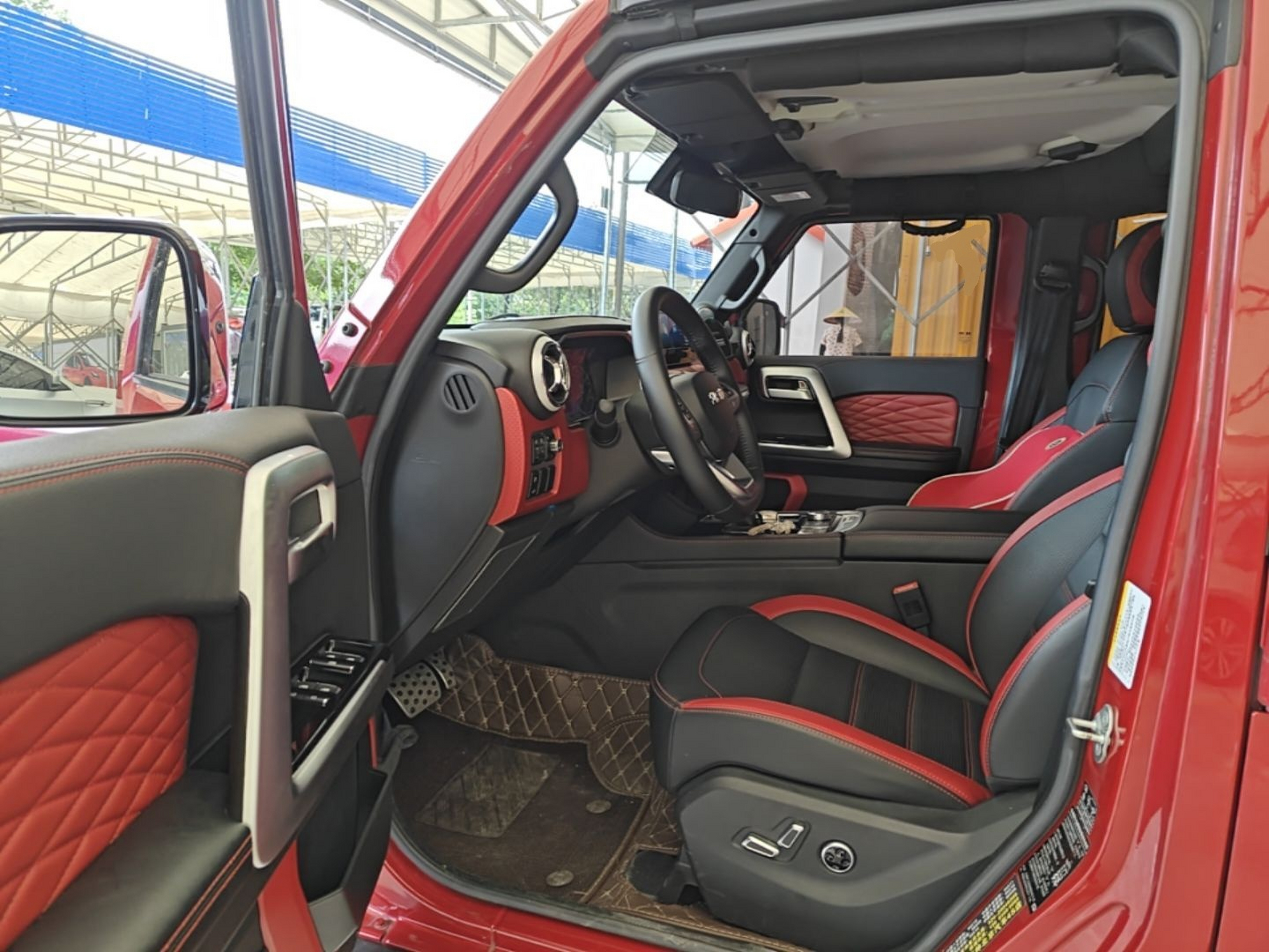 Avant de la voiture