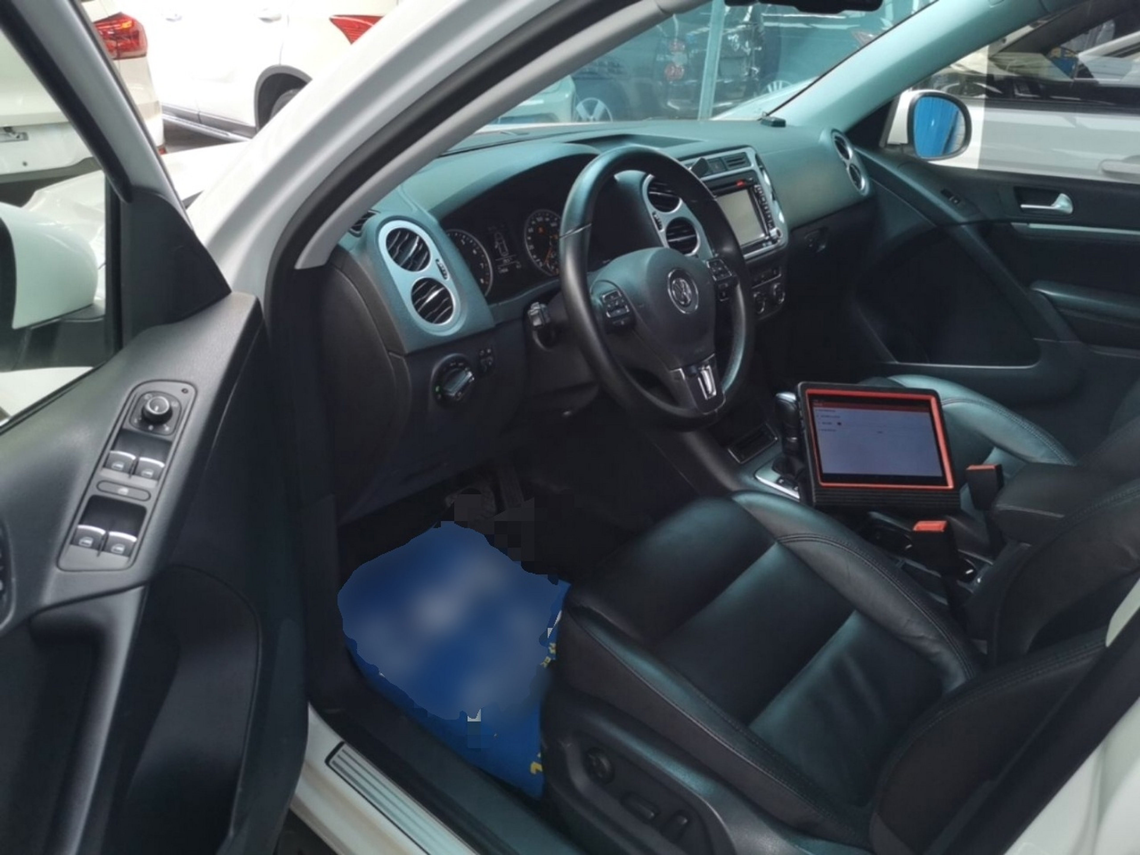 Vordere Reihe im Auto