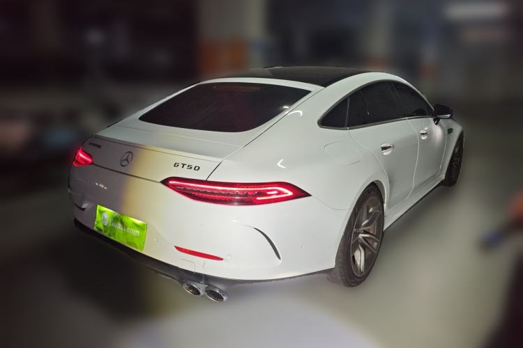 Used Mercedes-Benz AMG GT 2019 AMG GT 50 four-door sports car Rear Right 45 Deg