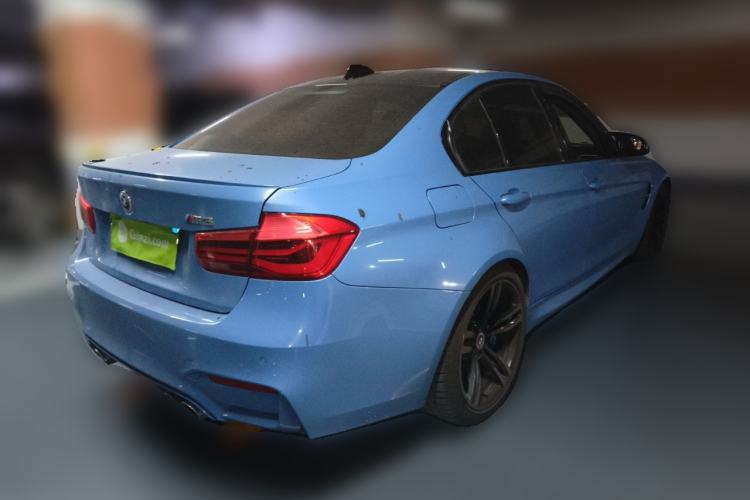 Used BMW M3 2016 M3 four-door sedan Rear Right 45 Deg