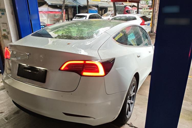 Used Tesla Model 3 2020 Long-Range Rear-Wheel-Drive Version Rear Right 45 Deg