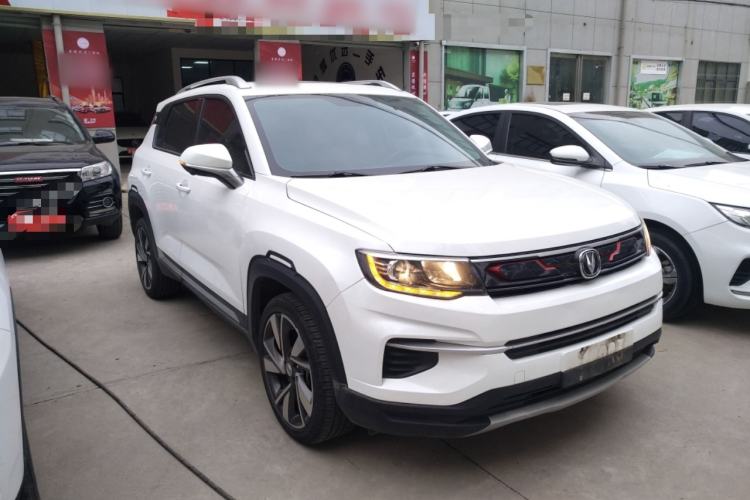 Used CHANGAN CS35PLUS 2019 1.4T DCT CoolLink Blue Whale Edition Front Right 45 Deg