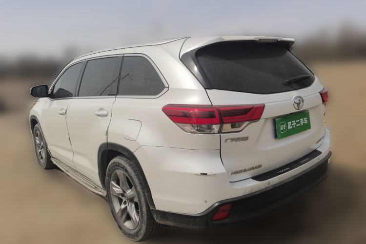 Used Toyota Highlander 2021 2.0T Four-Wheel Drive Luxury Edition 7 Seats Rear Left 45 Deg