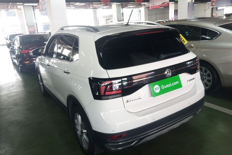 Used Volkswagen T-Cross 2019 1.5L Automatic Comfort Edition Rear Left 45 Deg