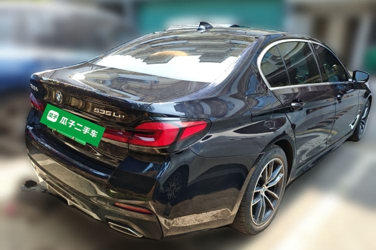 Used BMW 5 Series New Energy 2021 535Le M Sport Package Rear Right 45 Deg