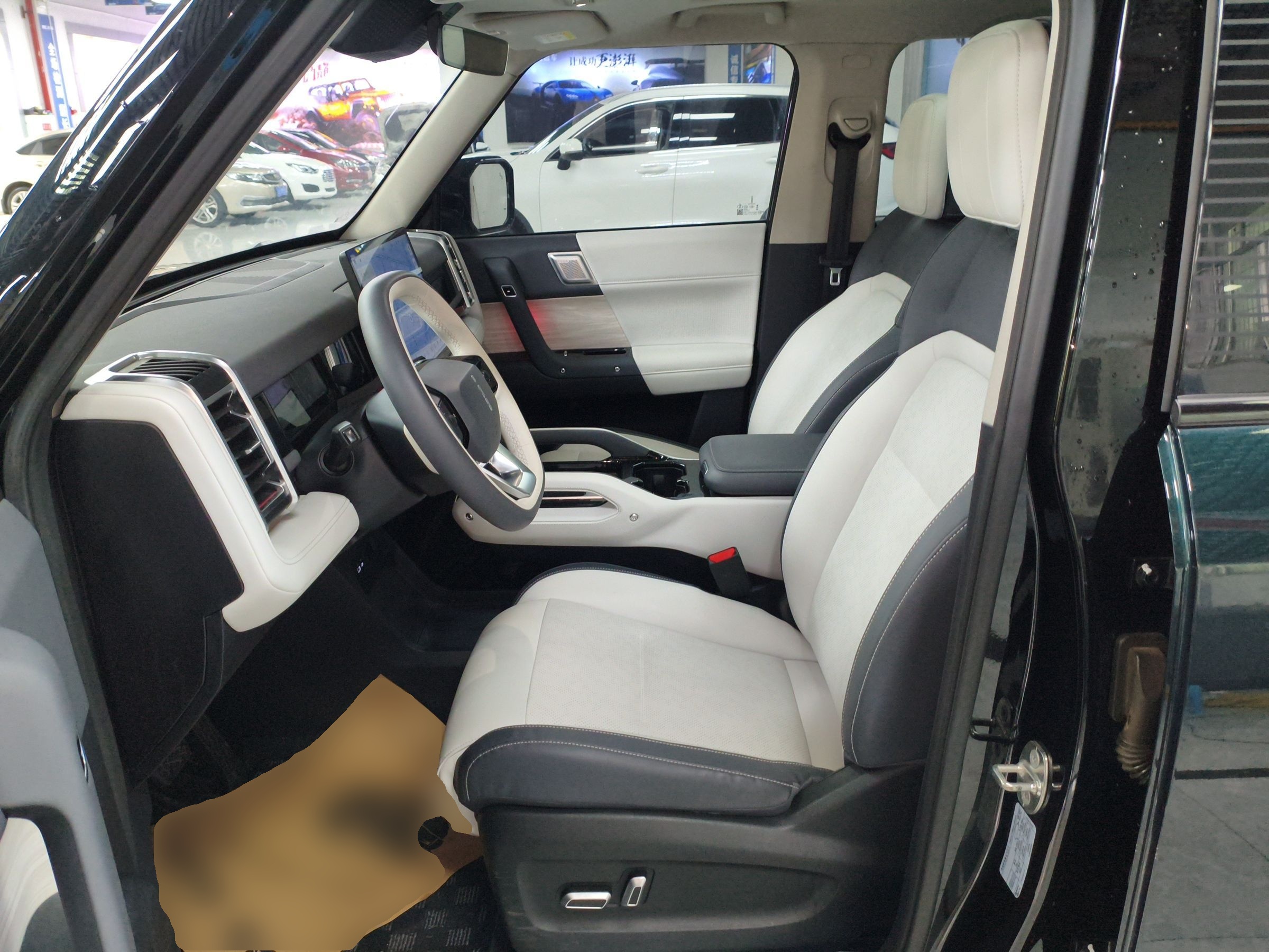 Переднее сиденье в автомобиле