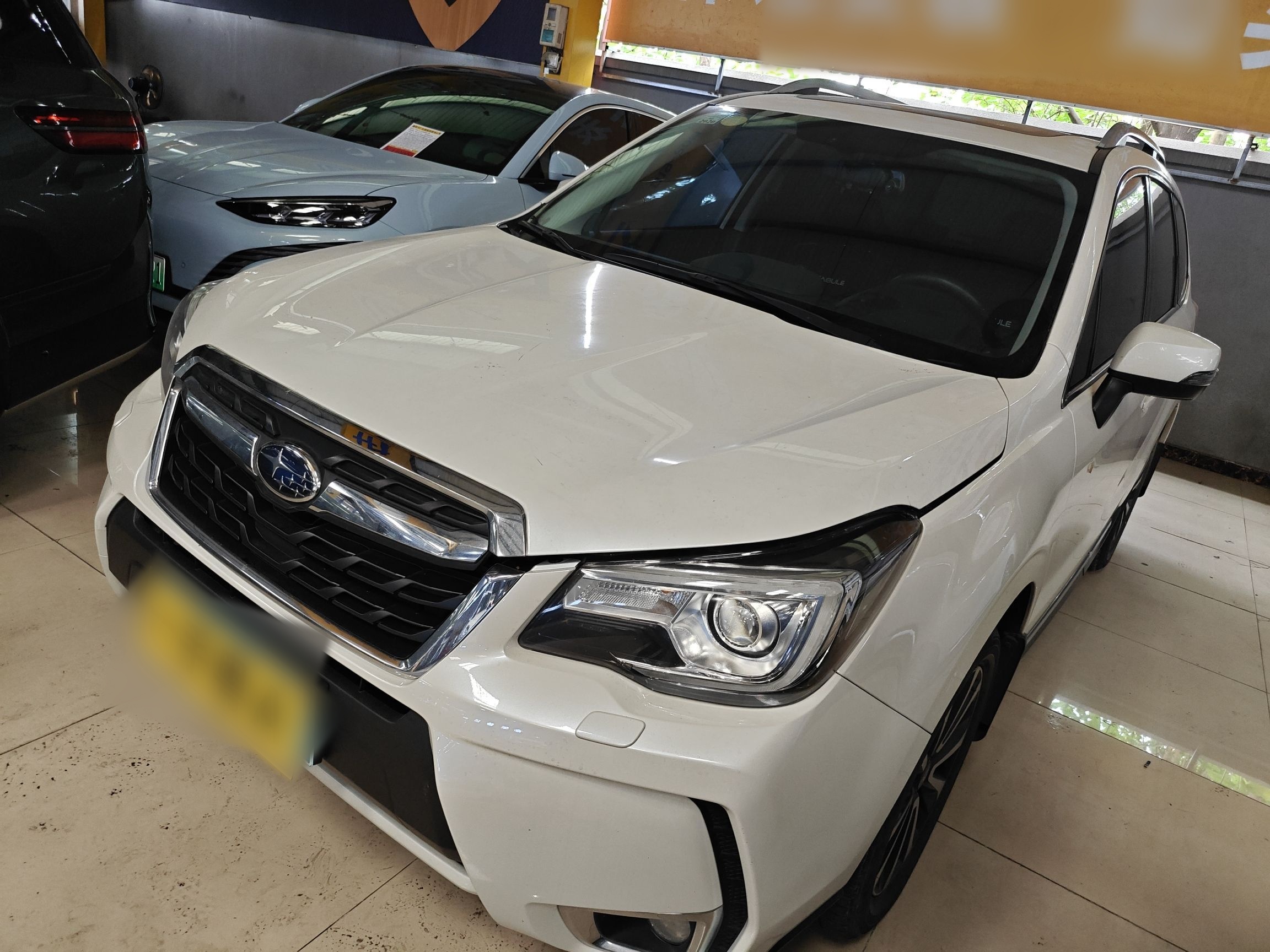 تحت مقدمة السيارة