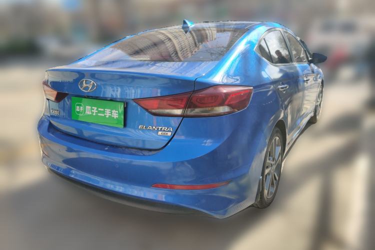 Used Hyundai Elantra (6th Generation / Lingdong) 2016 1.6L Automatic ZhiXuan · Luxury Version Rear Right 45 Deg