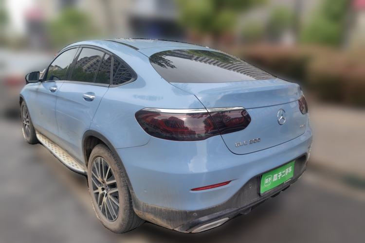 Used Mercedes-Benz GLC Coupe 2021 GLC 300 4MATIC Coupe SUV Rear Left 45 Deg